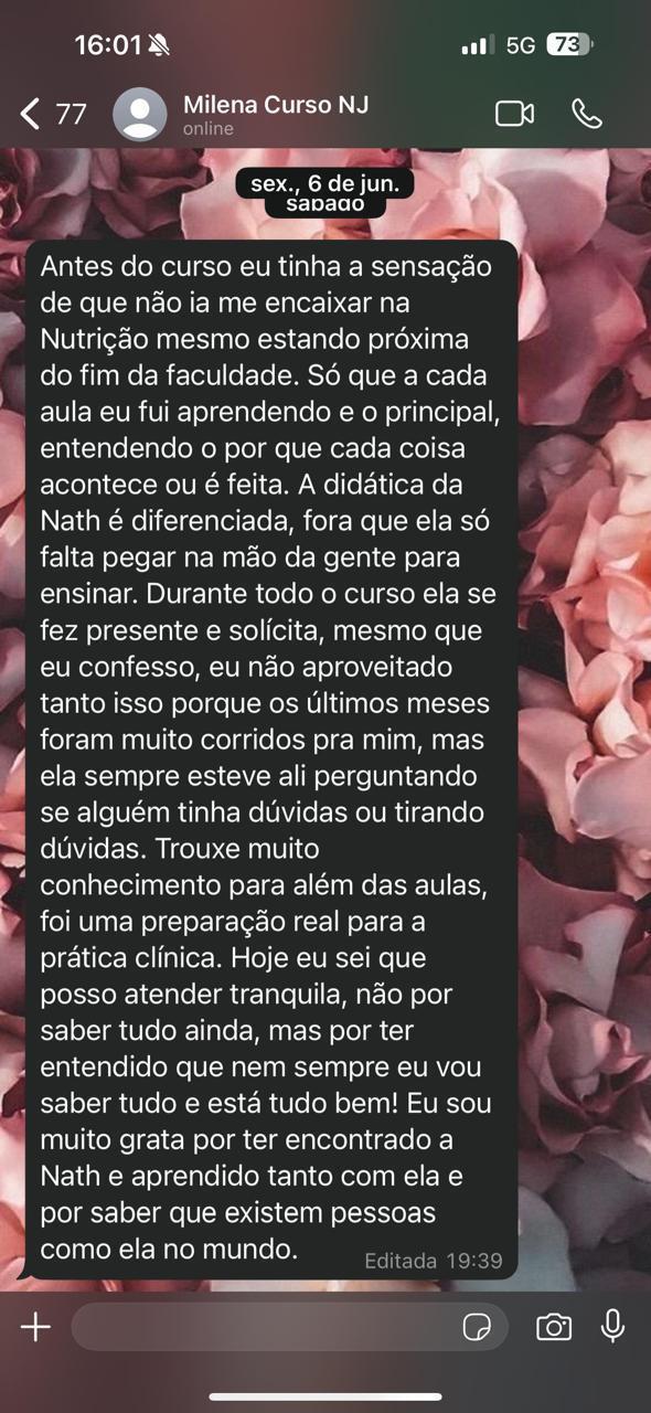 Depoimento real de cliente 31
